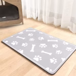 Waterproof Quick-Dry Rubber Backing Non-Slip Home Pet Mat - Image 2