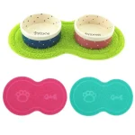 Pet Feeding Mat Dog Cat Eating Drinking Bowl Pad Waterproof - Image 5