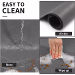 Pet Feeding Mat Absorbent | Easy to Clean | Quick Dry - Image 3