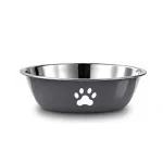 Stainless Steel Dog Basin Paw Print Pet - Image 5