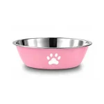 Stainless Steel Dog Basin Paw Print Pet - Image 8